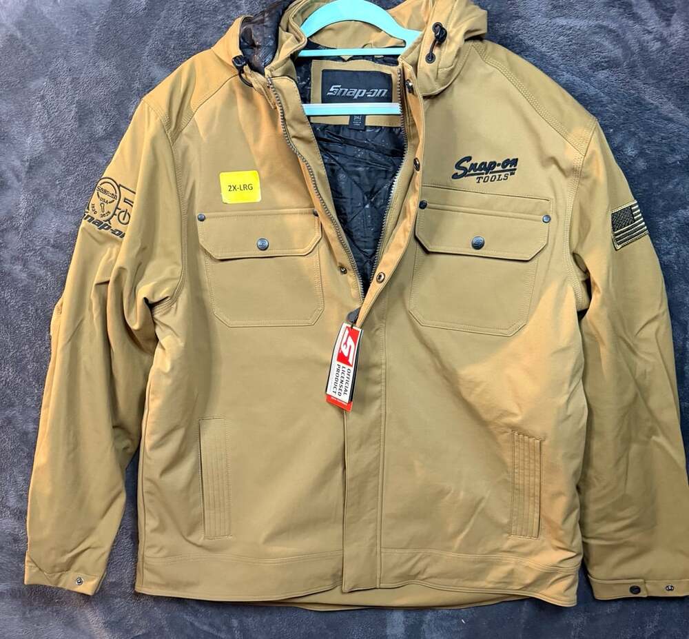Snap-on Legend Hooded Jacket Size 2XL 105th Anniversary Gold New With Tags